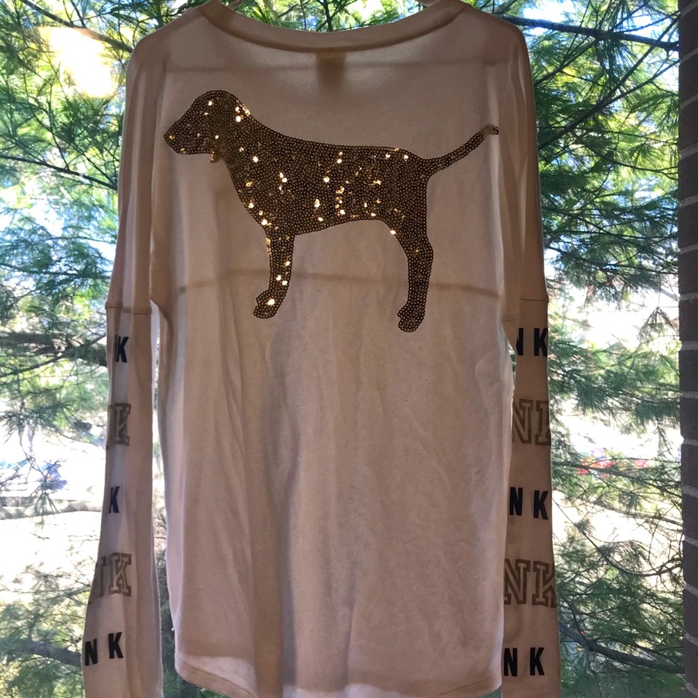 SOLD MERC* PINK bling long sleeve